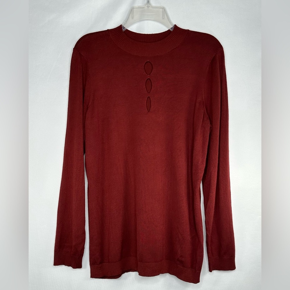 Torrid Pullover Sweater Mock Neck‎ Keyhole Office-wear Date Night Sz 2X